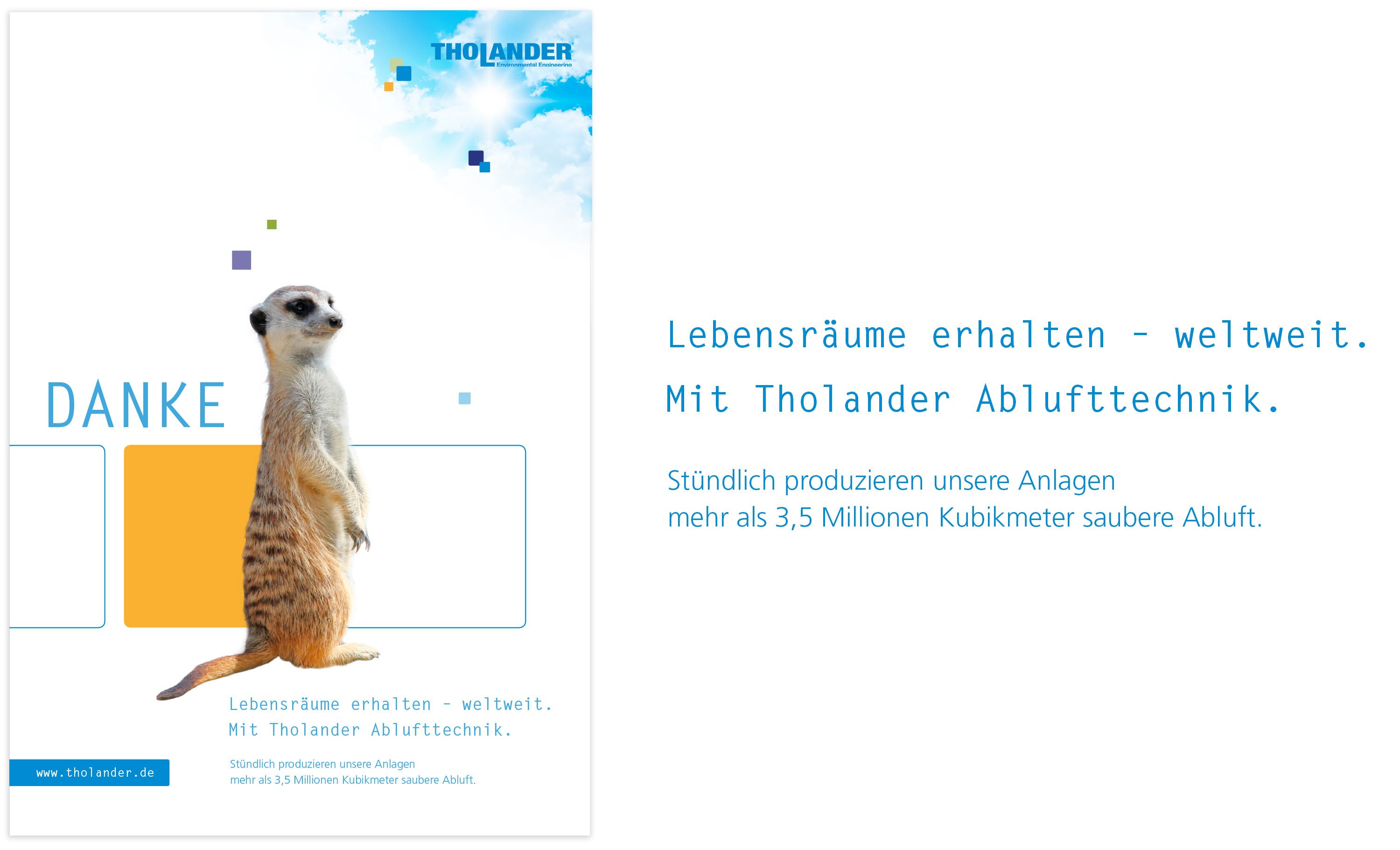 Corporate design, brand communication for Tholander: DIE NEUDENKER® Agency, Darmstadt