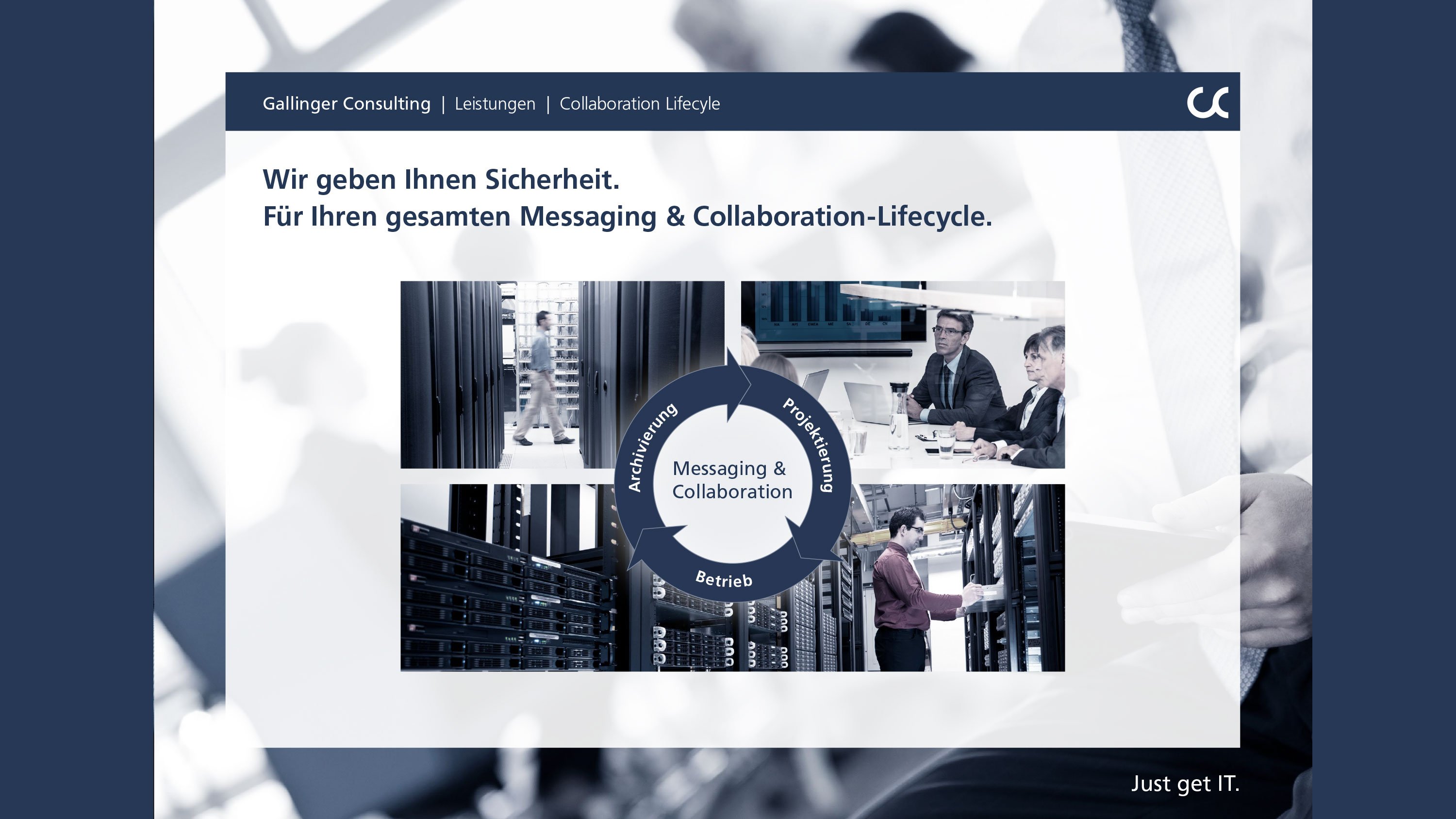 Company presentation, Lifecycle services for Gallinger Consulting: DIE NEUDENKER® Agency, Darmstadt