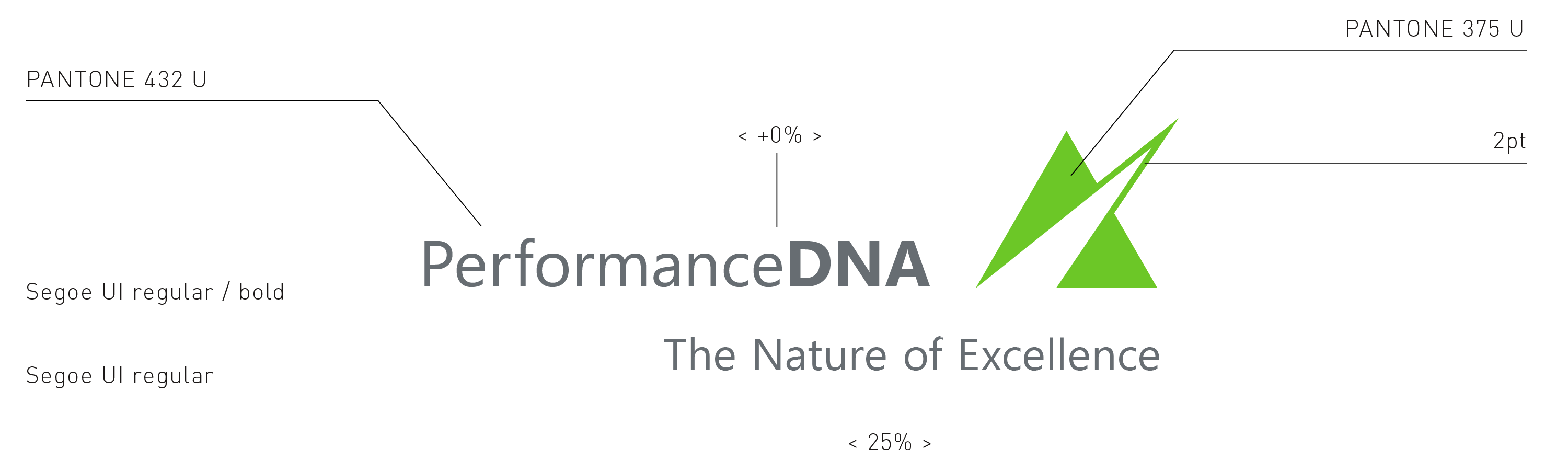 Corporate Design Guide for Performance DNA: DIE NEUDENKER® Agency, Darmstadt