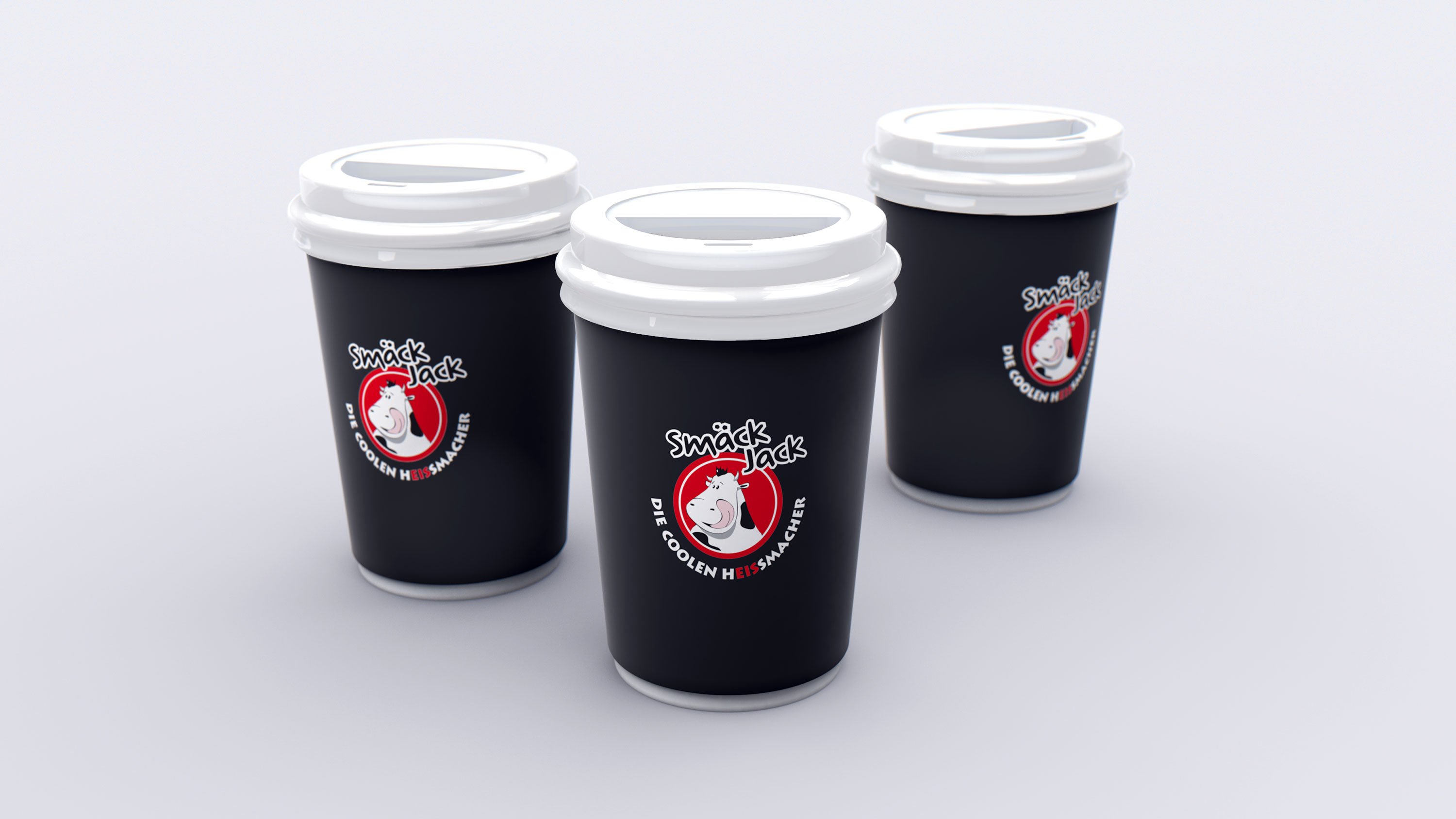 Corporate design ice cream cup design for Smaeckjack: DIE NEUDENKER® Agency, Darmstadt
